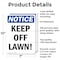 Signmission Keep Off Maintenance Access Only OSHA Notice Sign, Aluminum, 7in W x 10in L, 2PK OS-2PACK-NS-A-710-V-13825 - alternate 6